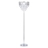 BHS BHS Paladina Floor Lamp - Chrome/Clear