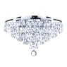 BHS Elsa 40cm Flush Ceiling Light - Chrome