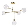 BHS Hennock Flush Ceiling Light - Brass