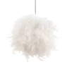 BHS Plume Feather Ball Ceiling Pendant - Brass