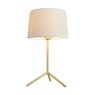 BHS BHS Stassy Table Lamp - Brass/White