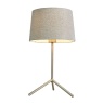 BHS BHS Stassy Table Lamp - Nickel/Grey