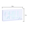 BHS BHS Glow LED Chill Neon Light Box - Blue