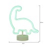 BHS BHS Glow Dino Neon Table Lamp - Green