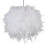 BHS BHS Feather Easy Fit Light Shade 40cm - White