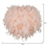 BHS BHS Feather Easy Fit Light Shade 40cm - Pink