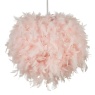 BHS BHS Feather Easy Fit Light Shade 40cm - Pink