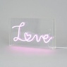 BHS BHS Glow LED Love Neon Light Box - Pink