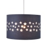 BHS BHS Glow Stars Easy Fit Light Shade 30cm - Navy