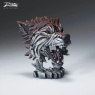 Edge Wolf Bust Miniature Sculpture