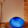 LGlow Nebula Clouds Glass Lamp Pebble