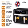 Tower T17138 Vortx Elite 10.4L Dual Basket Air Fryer