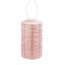 Lumiz Cylinder Solar Lantern - 18cm - Paisley - Pink