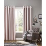 Laura Ashley Awning Stripe Blackout Curtain - Crimson