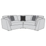 Phoebe 3 Seater Corner Sofa