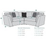 Phoebe 3 Seater Corner Sofa