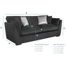 Phoebe 3 Seater Sofa