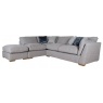 Phoebe 4 Seater Corner Sofa With Bed & Footstool