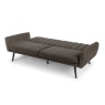 afina grey sofa bed open