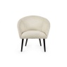 Julian Bowen Julian Bowen Amari Boucle Accent Chair - Ivory