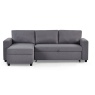 Julian Bowen Julian Bowen Angel Sofa Bed With Storage - Light Grey