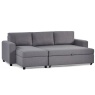 Julian Bowen Julian Bowen Angel Sofa Bed With Storage - Light Grey