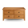 Astoria 4 drawer coffee table front