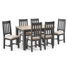 bordeaux dining set closed