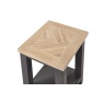 Julian Bowen Julian Bowen Bordeaux Lamp Table - Dark Grey