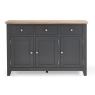 Julian Bowen Julian Bowen Bordeaux Sideboard - Dark Grey