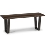 brooklyn dark oak bench