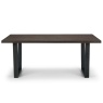 brooklyn dining table dark oak front