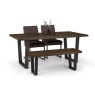 Julian Bowen Julian Bowen Brooklyn Dining Table - Dark Oak