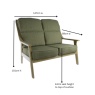 Daro Benham 2 Seater Lounging Sofa