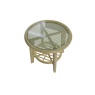 Daro Dingley 50cm Glass Top Round Side Table