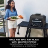 Ninja Ninja OG850UKKIT Woodfire Pro XL Electric BBQ Grill With Cover - Black/Grey