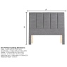 Relyon Aston Full Height Floor Standing Headboard