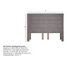 Relyon Cambridge Full Height Floor Standing Headboard