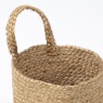 Esselle Barbican Set of 2 Hanging Nested Jute Baskets - Natural