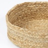 Esselle Bankside Set of 3 Jute Flat Round Baskets - Natural