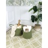 Esselle Beckton Set Of 2 100% Cotton Baskets - Olive