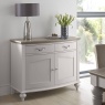 Downtown Montreal Narrow Sideboard - Grey Washed Oak & Soft Grey