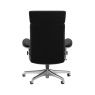 Stressless Stressless London Medium Office Chair in Paloma Black Leather with Chrome Base