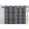 Sundour Marrakech Lined Eyelet Curtains - Navy