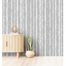 Arthouse Pretty Trees Wallpaper - Ochre/Grey