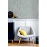 Arthouse Watercolour Tree Wallpaper - Grey/Ochre