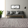 Asiatic Asiatic Camber Track Modern Textured Rug - Grey