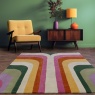 Asiatic Asiatic Romy 01 Retro Geometric Rug - Pink