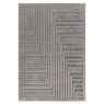 Asiatic Asiatic Valley Connection Geometric 3D Rug - Charcoal