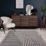 Asiatic Asiatic Valley Connection Geometric 3D Rug - Charcoal